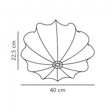Nordlux - Plafonjera AERON 1xE27/40W/230V pr. 40 cm