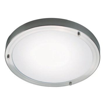 Nordlux - Plafonsko svetlo za kupatilo ANCONA 2xE27/40W/230V IP43 Ø 31,5 cm mat hrom