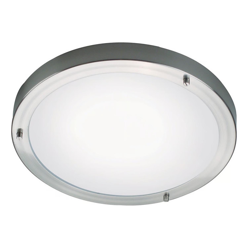 Nordlux - Plafonsko svetlo za kupatilo ANCONA 2xE27/40W/230V IP43 Ø 31,5 cm mat hrom