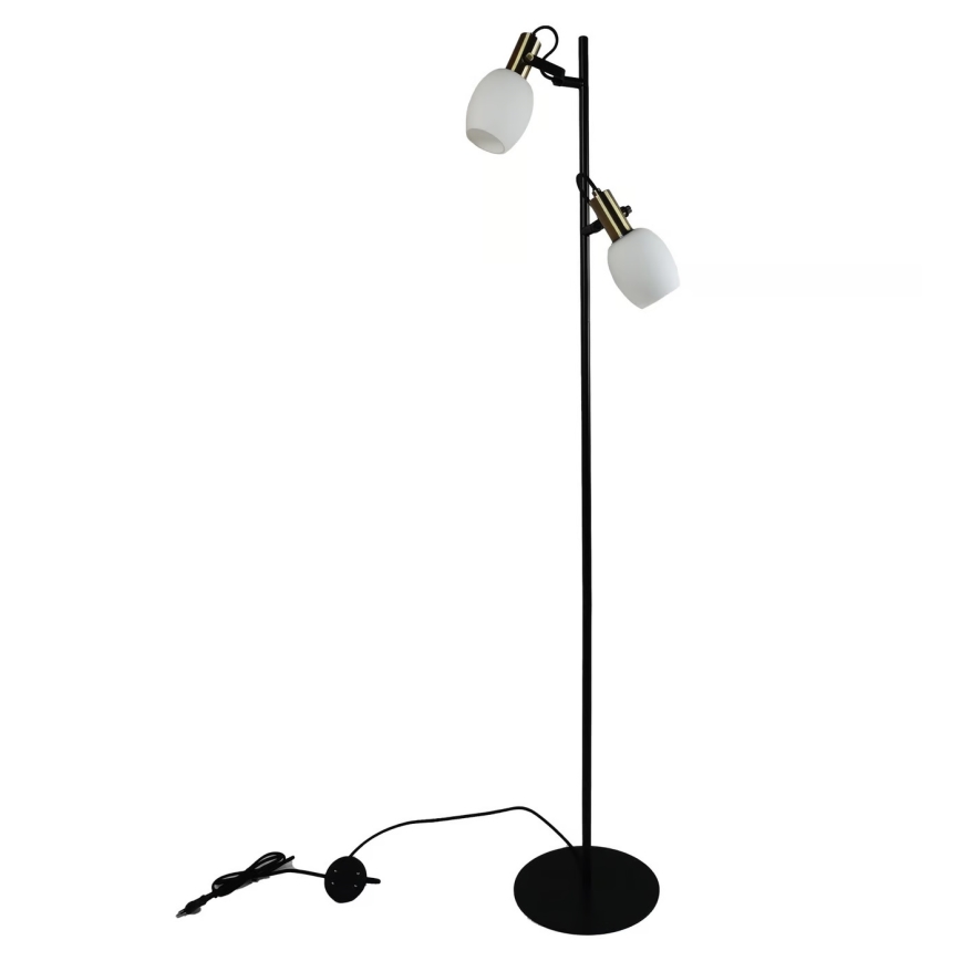 Nordlux - Podna lampa ARILD 2xE14/40W/230V crno