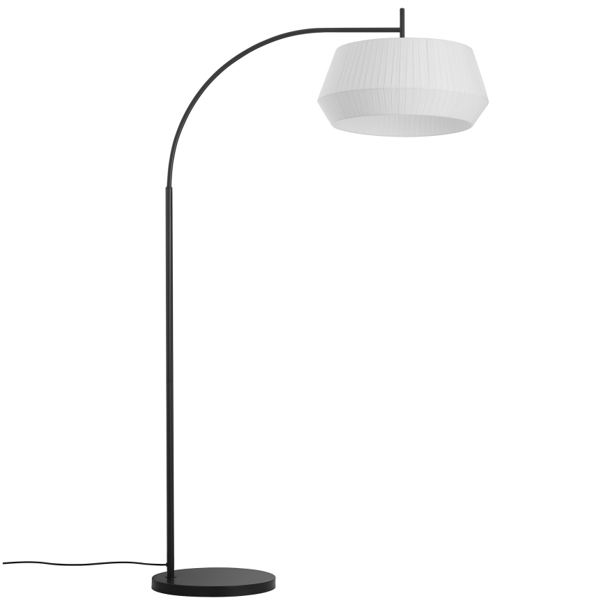 Nordlux - Podna lampa DICTE 1xE27/60W/230V crno/bela
