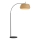Nordlux - Podna lampa DICTE 1xE27/60W/230V crno/bež