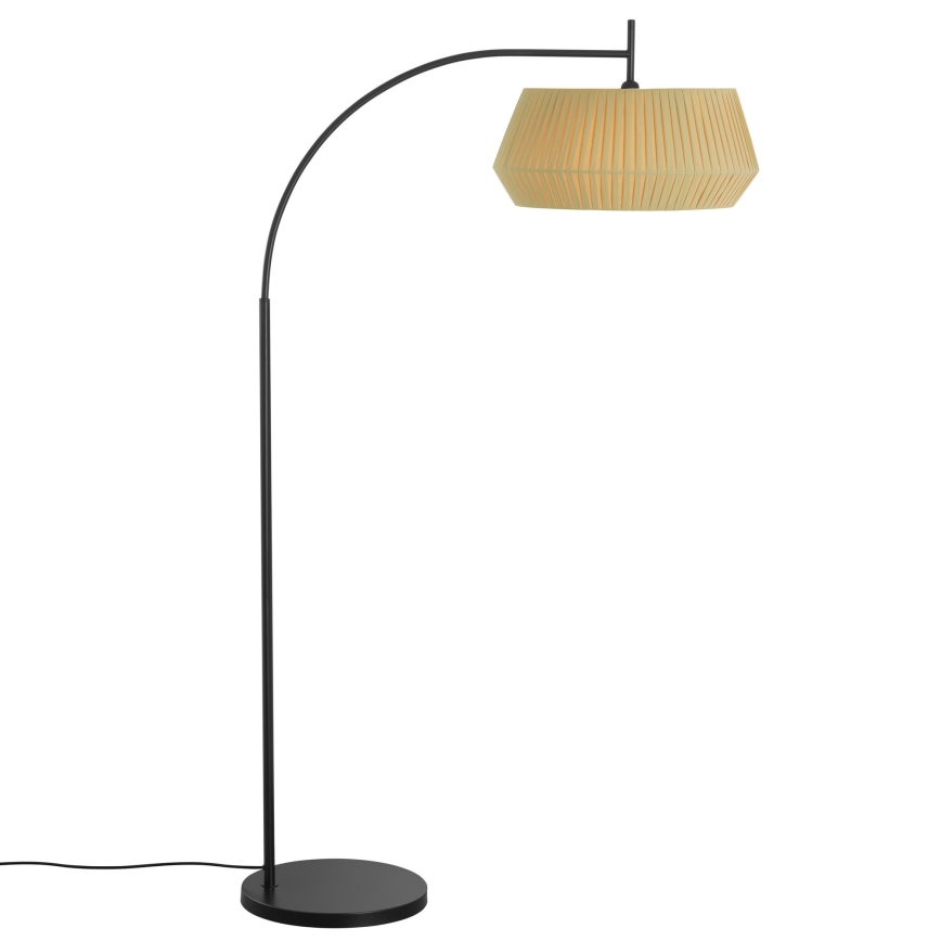 Nordlux - Podna lampa DICTE 1xE27/60W/230V crno/bež