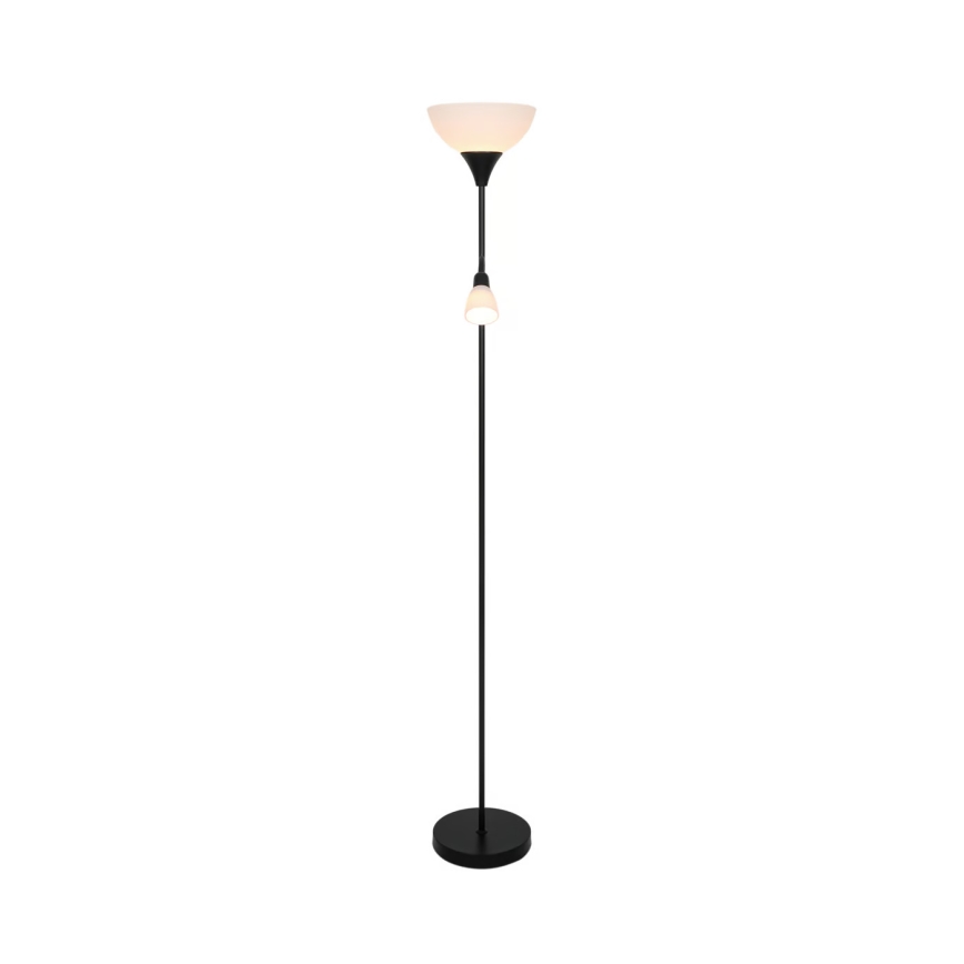 Nordlux - Podna lampa LAURIA 1xE27/40W/230V + 1xE14/15W crno