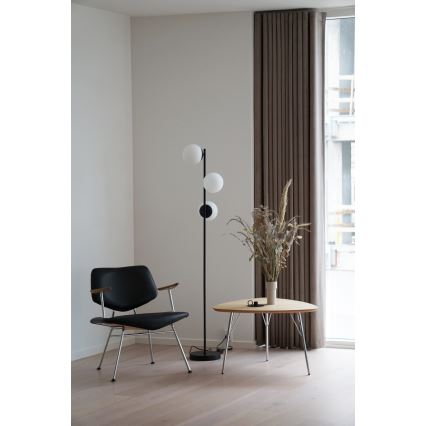 Nordlux - Podna lampa LILLY 3xE14/25W/230V crno