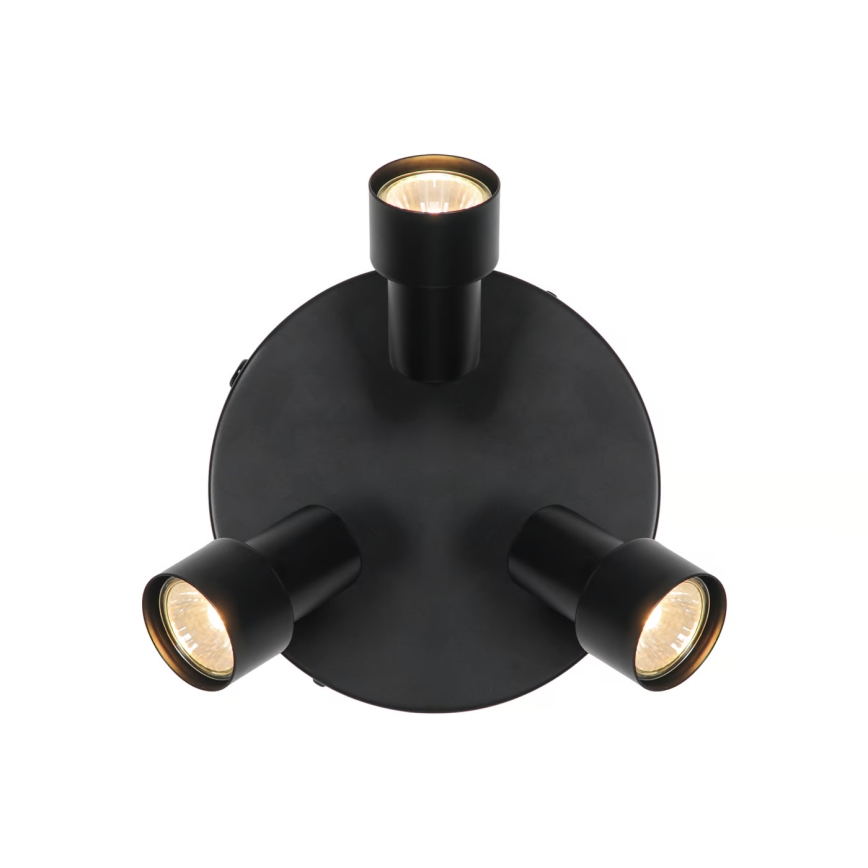 Nordlux - Reflektorska lampa BOSTON 3xGU10/5W/230V crno