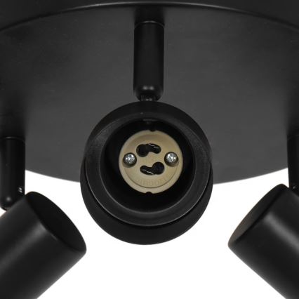 Nordlux - Reflektorska lampa BOSTON 3xGU10/5W/230V crno