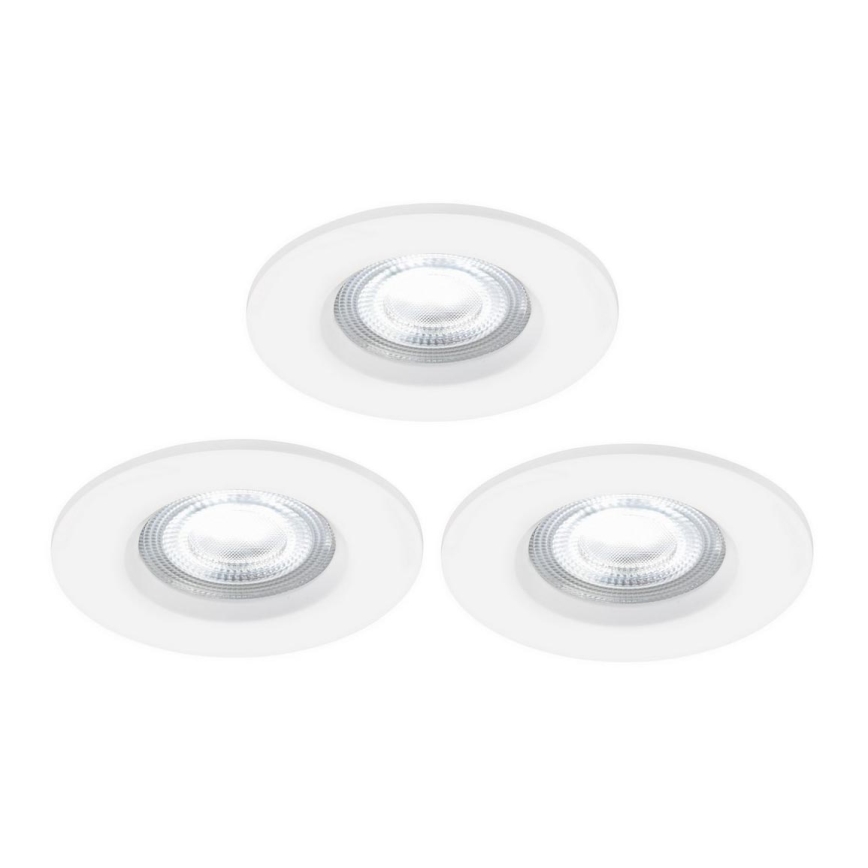 Nordlux - Set 3x LED RGB Prigušiva ugradbena lampa za kupatilo DON SMART LED/4,7W/230V 2200-6500K IP65