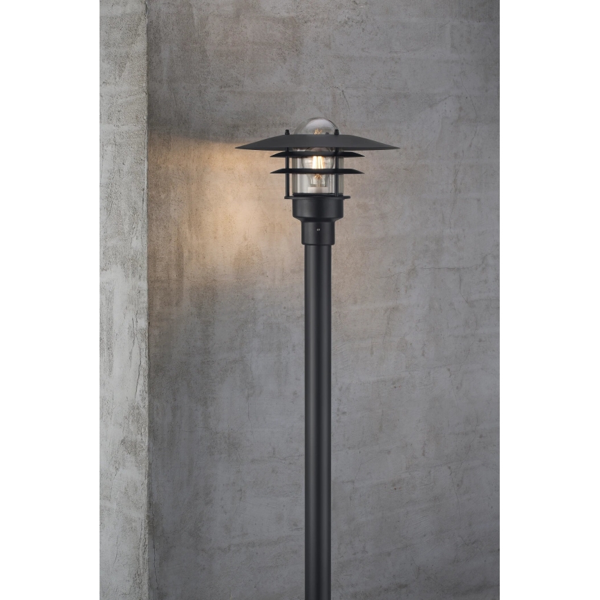 Nordlux - Spoljašnja lampa LONSTRUP 1xE27/60W/230V IP44 crno 116 cm