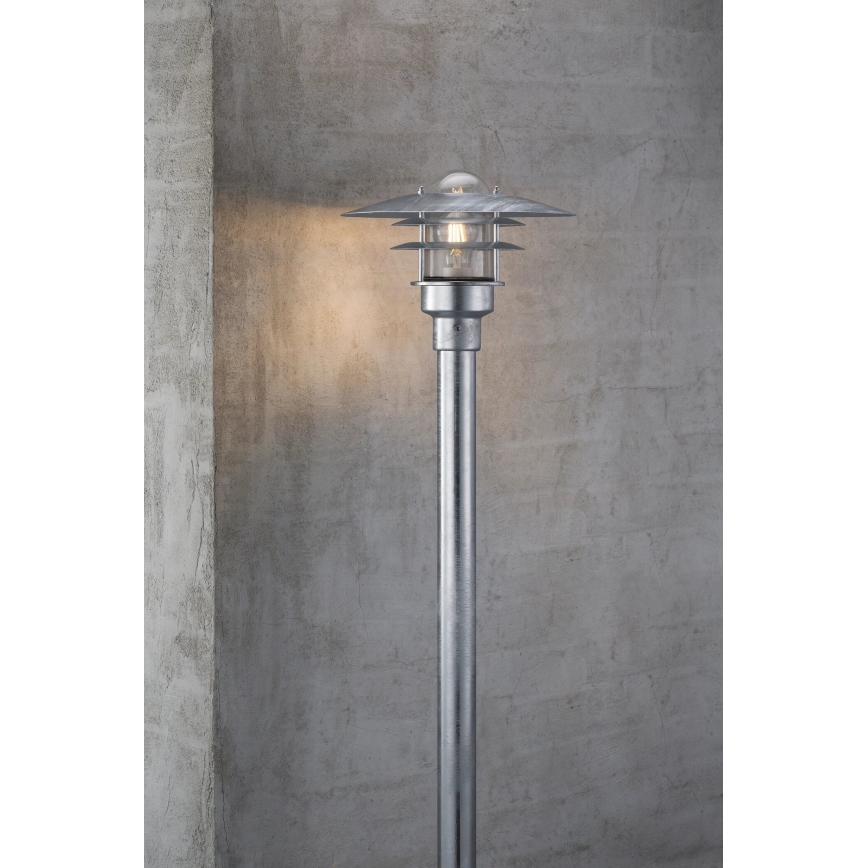 Nordlux - Spoljašnja lampa LONSTRUP 1xE27/60W/230V IP44 mat krom 116 cm