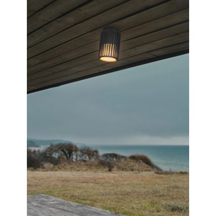 Nordlux - Spoljašnja plafonjera ALUDRA 1xE27/15W/230V pr. 12,4 cm antracit