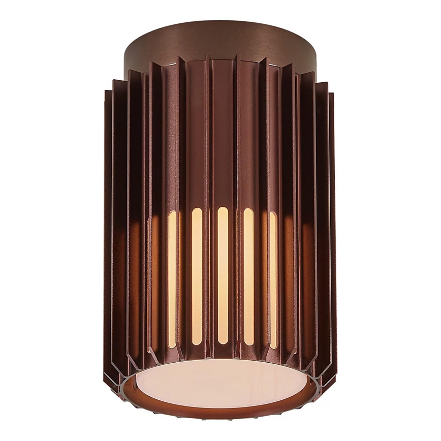 Nordlux - Spoljašnja plafonjera ALUDRA 1xE27/15W/230V pr. 12,4 cm braon