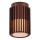 Nordlux - Spoljašnja plafonjera ALUDRA 1xE27/15W/230V pr. 12,4 cm braon