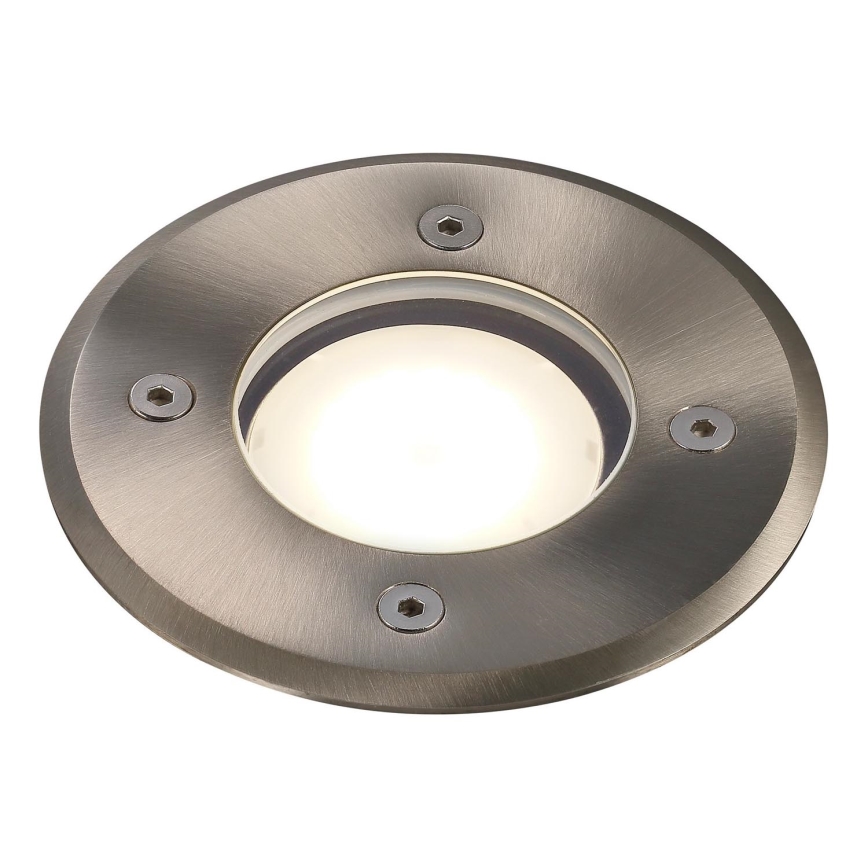 Nordlux - Spoljašnja rasveta za kućni prilaz PATO 1xGU10/35W/230V IP65 mat krom okrugli