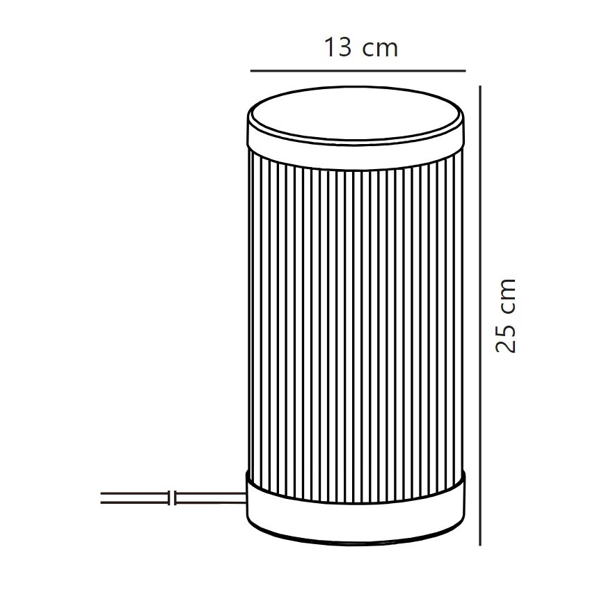 Nordlux - Spoljašnja stona lampa COUPAR 1xE27/25W/230V IP54 bež