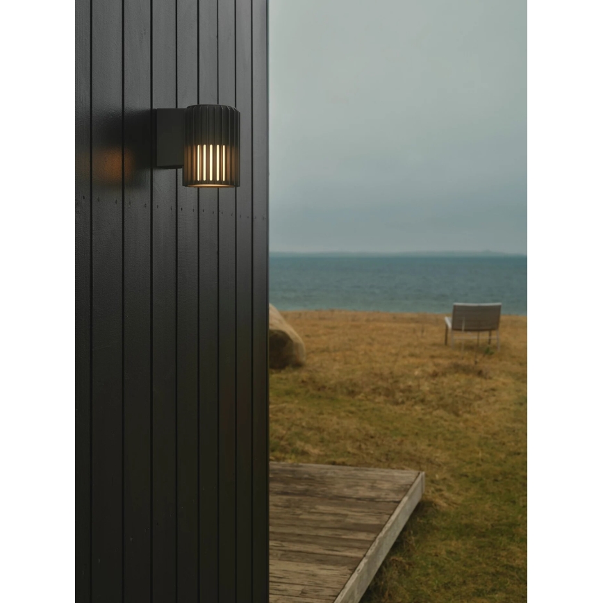 Nordlux - Spoljašnja zidna lampa ALUDRA 1xE27/15W/230V antracit