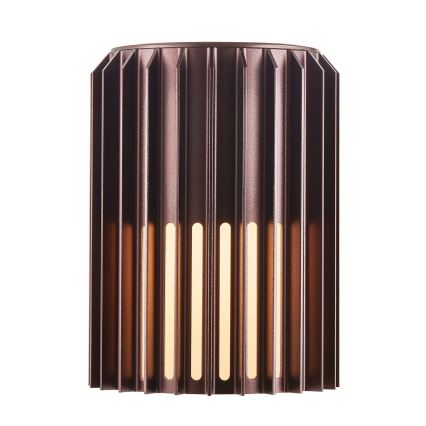 Nordlux - Spoljašnja zidna lampa ALUDRA 1xE27/15W/230V braon
