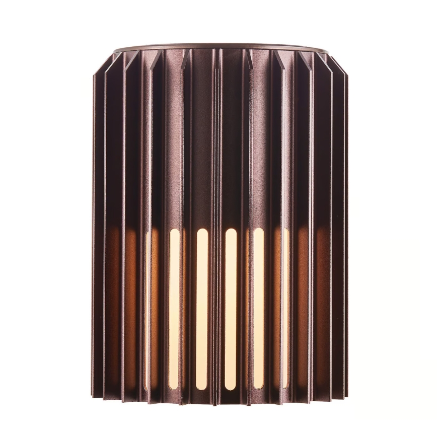 Nordlux - Spoljašnja zidna lampa ALUDRA 1xE27/15W/230V braon