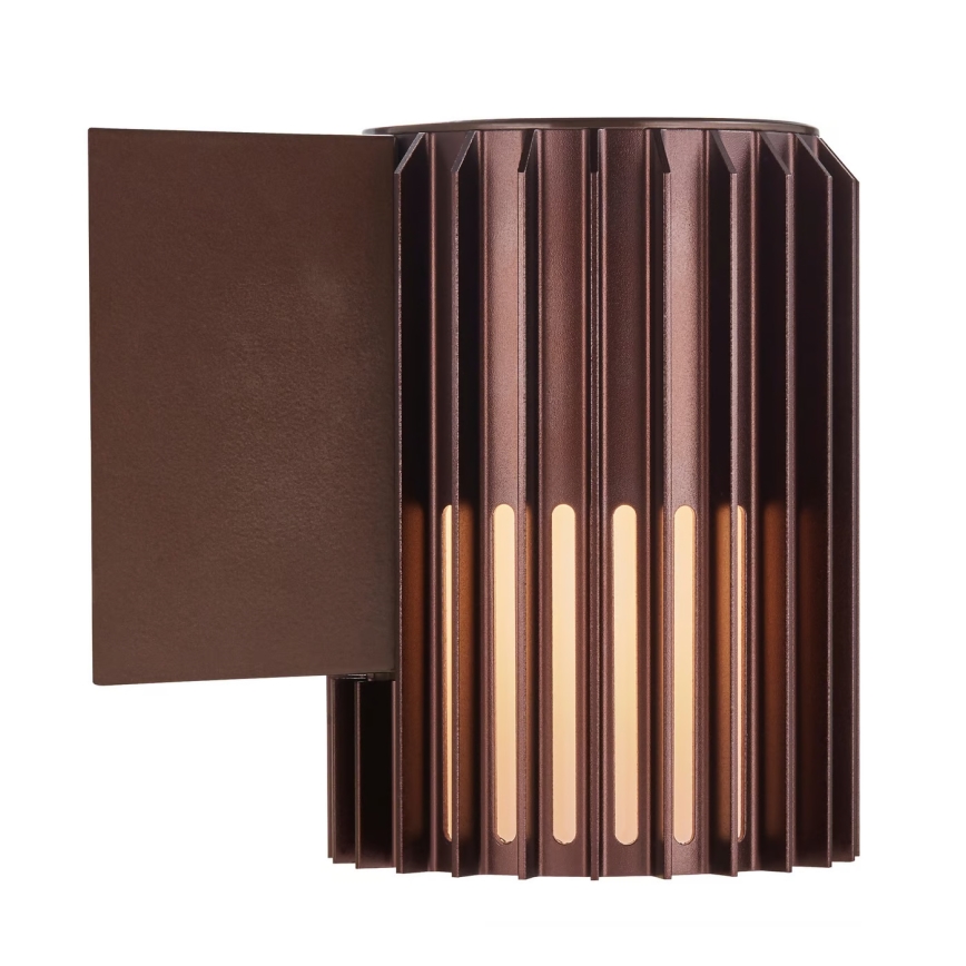 Nordlux - Spoljašnja zidna lampa ALUDRA 1xE27/15W/230V braon