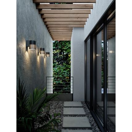 Nordlux - Spoljašnja zidna lampa ALUDRA 1xE27/15W/230V crno