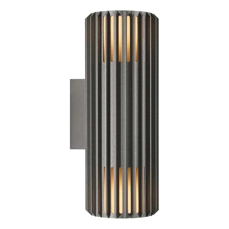 Nordlux - Spoljašnja zidna lampa ALUDRA 2xE27/15W/230V IP54 antracit