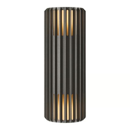 Nordlux - Spoljašnja zidna lampa ALUDRA 2xE27/15W/230V IP54 antracit