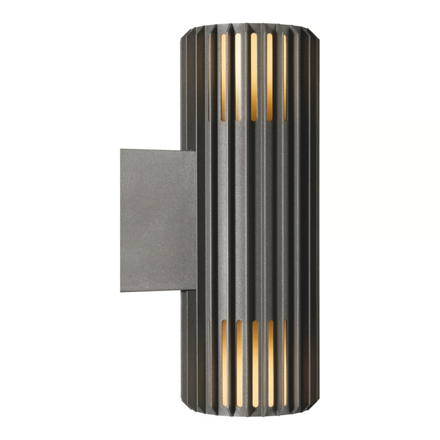 Nordlux - Spoljašnja zidna lampa ALUDRA 2xE27/15W/230V IP54 antracit