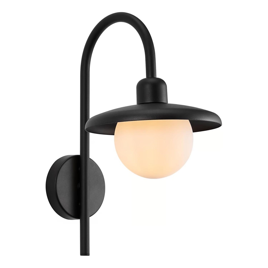 Nordlux - Spoljašnja zidna lampa BERLO 1xE27/10W/230V IP44 crno