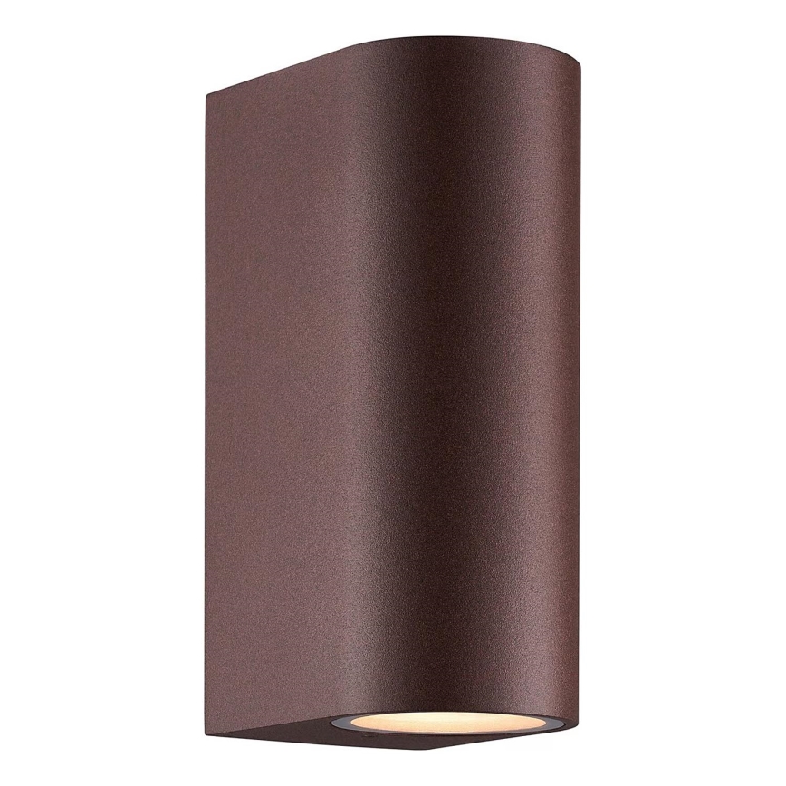 Nordlux - Spoljašnja zidna lampa DION 2xGU10/25W/230V IP44 boja rđe