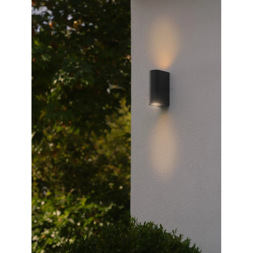 Nordlux - Spoljašnja zidna lampa DION 2xGU10/25W/230V IP44 crno