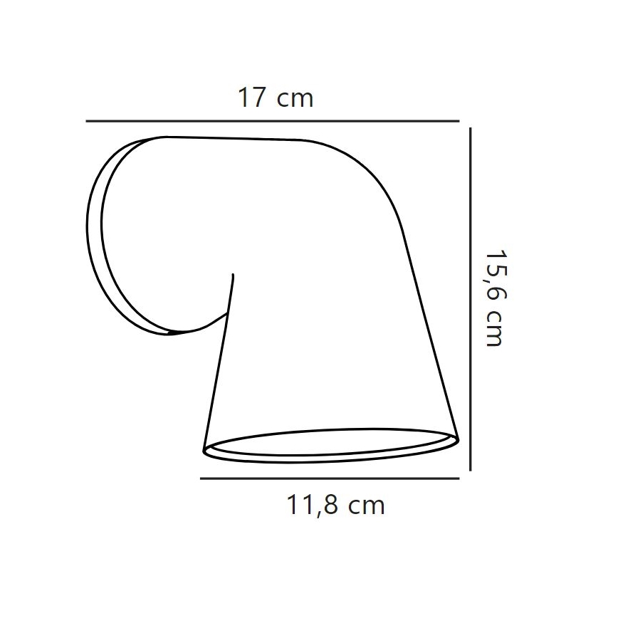 Nordlux - Spoljašnja zidna lampa FRONT 1xGU10/28W/230V IP44 bela