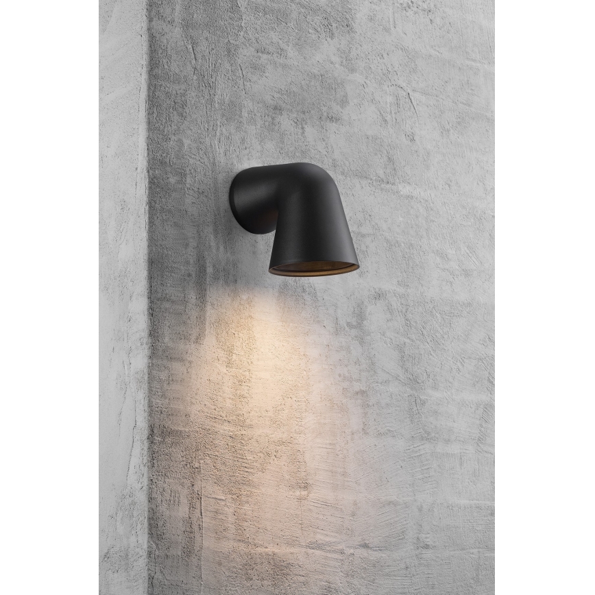 Nordlux - Spoljašnja zidna lampa FRONT 1xGU10/28W/230V IP44 crno