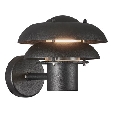 Nordlux - Spoljašnja zidna lampa KURNOS 1xE14/12W/230V IP54 crno