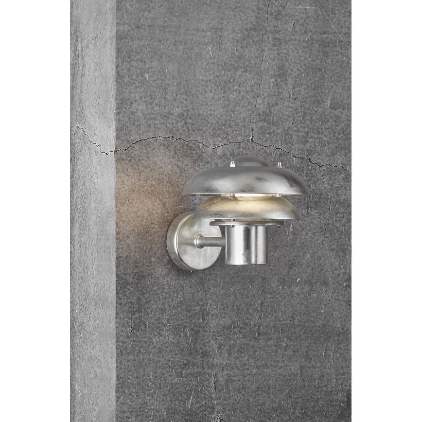Nordlux - Spoljašnja zidna lampa KURNOS 1xE14/12W/230V IP54 mat krom