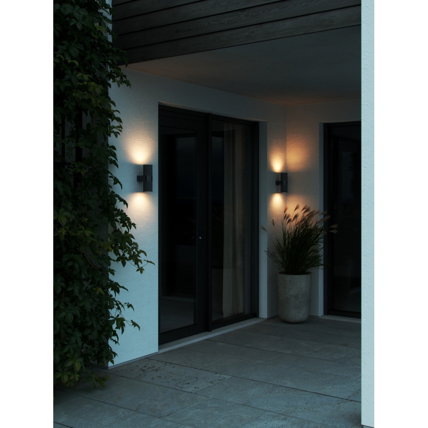 Nordlux - Spoljašnja zidna lampa KYKLOP 2xGU10/25W/230V IP54 crno