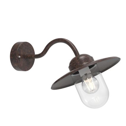 Nordlux - Spoljašnja zidna lampa LUXEMBOURG 1xE27/60W/230V IP54 braon/patina