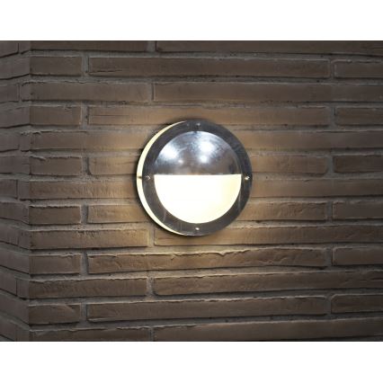 Nordlux - Spoljašnja zidna lampa MALTA 1xE27/60W/230V IP54 srebrno