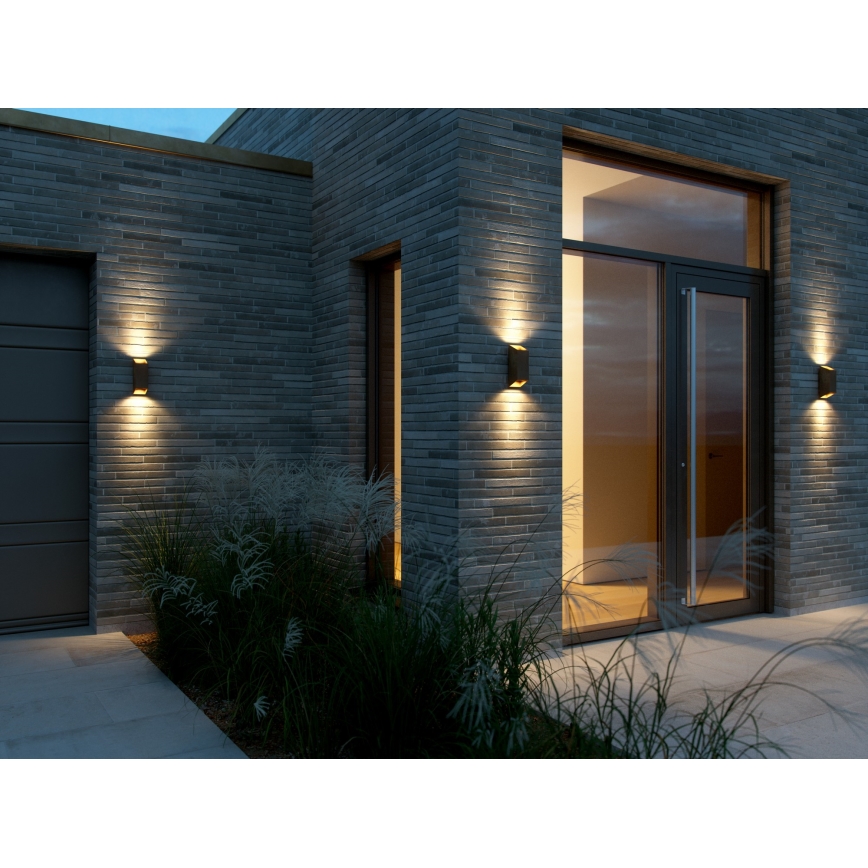 Nordlux - Spoljašnja zidna lampa NICO 2xGU10/25W/230V IP54 braon