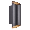 Nordlux - Spoljašnja zidna lampa NICO 2xGU10/25W/230V IP54 crno