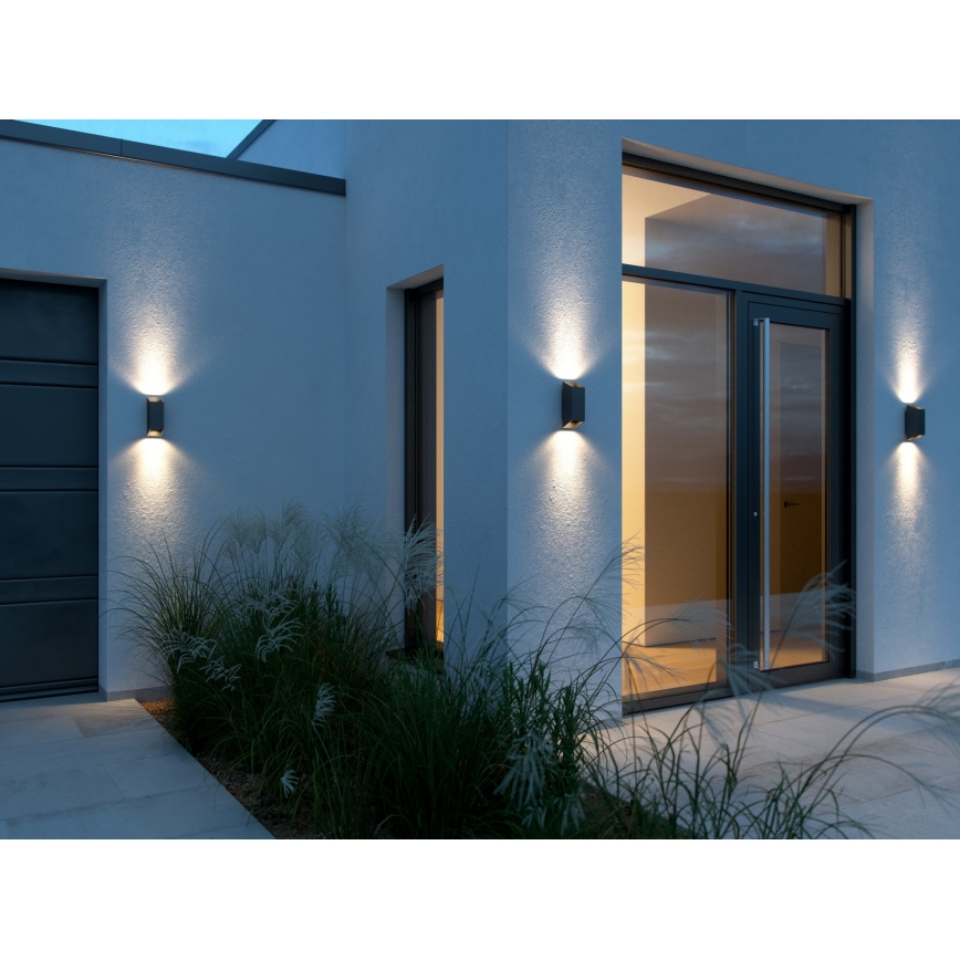 Nordlux - Spoljašnja zidna lampa NICO 2xGU10/25W/230V IP54 crno