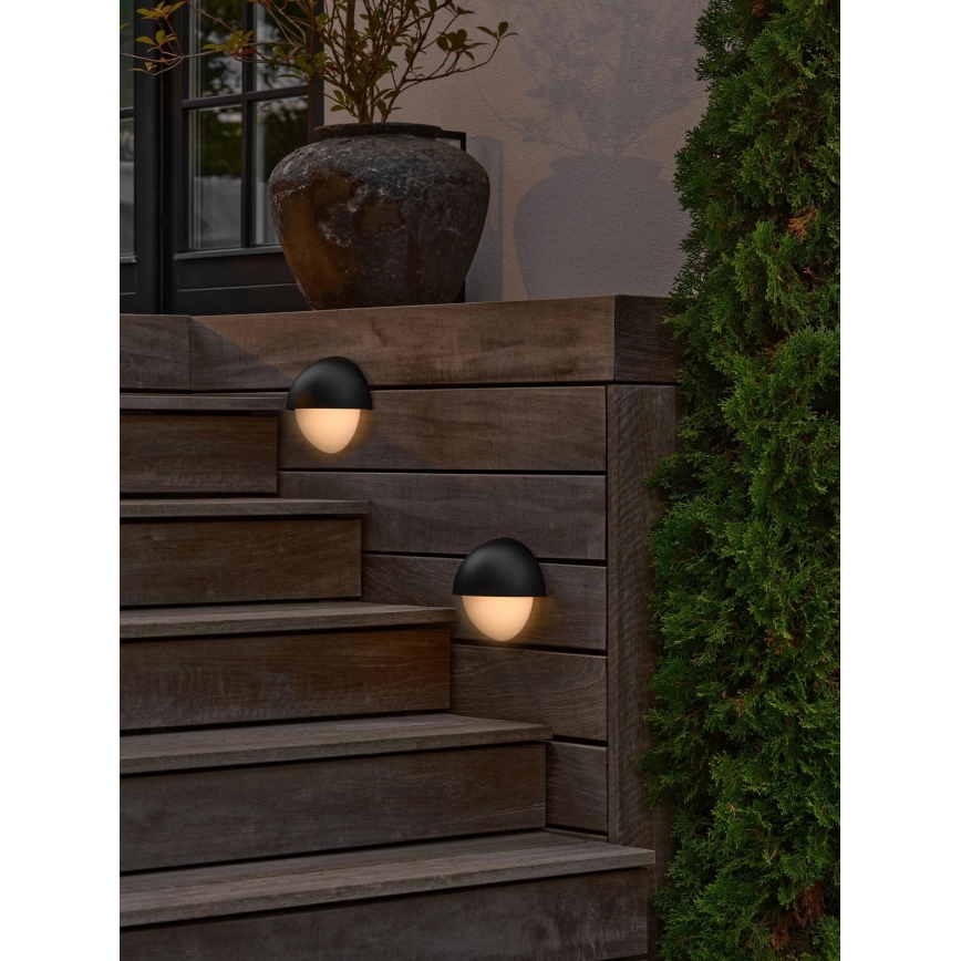 Nordlux - Spoljašnja zidna lampa SCORPIUS 1xE14/15W/230V IP44 crno