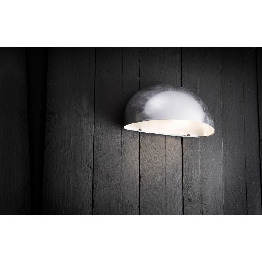 Nordlux - Spoljašnja zidna lampa SCORPIUS 1xE14/40W/230V IP33 srebrno
