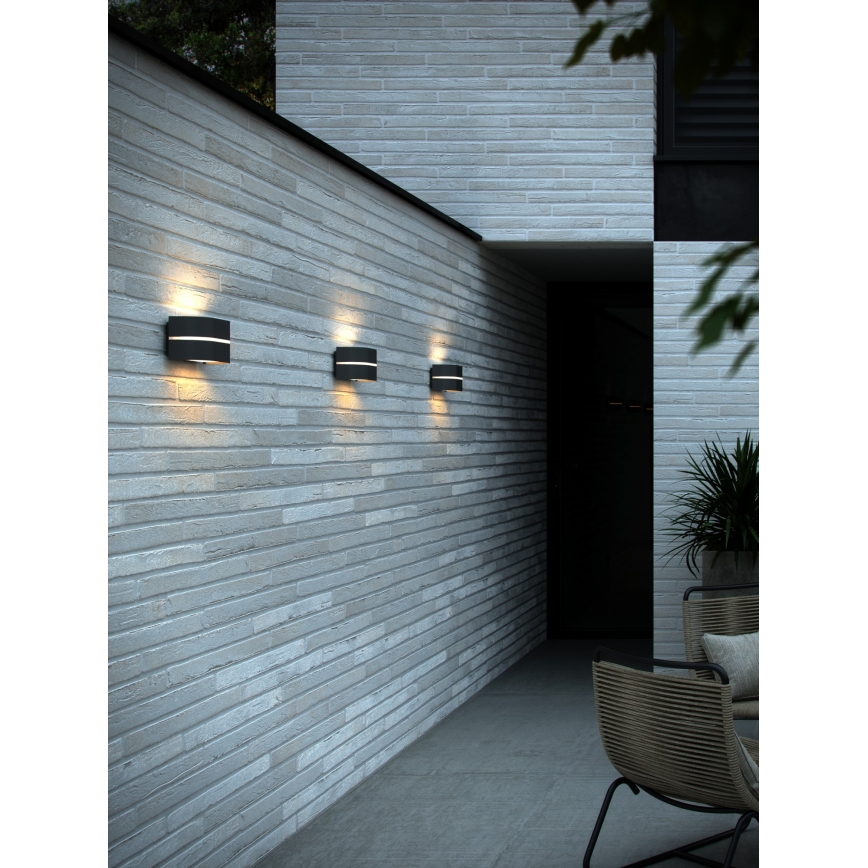 Nordlux - Spoljašnja zidna lampa SIBELIS 1xE27/10W/230V IP44 antracit