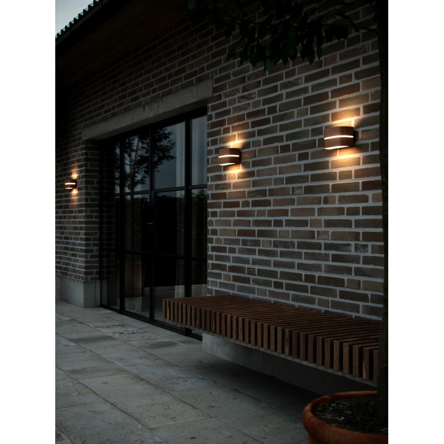 Nordlux - Spoljašnja zidna lampa SIBELIS 1xE27/10W/230V IP44 braon