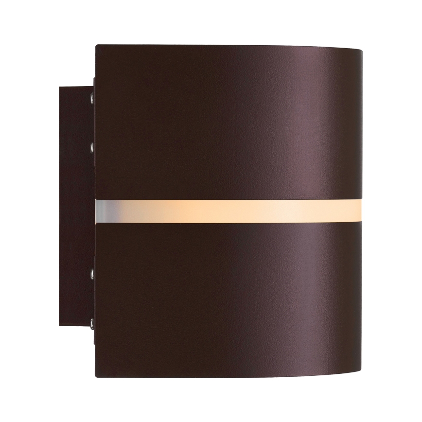Nordlux - Spoljašnja zidna lampa SIBELIS 1xE27/10W/230V IP44 braon