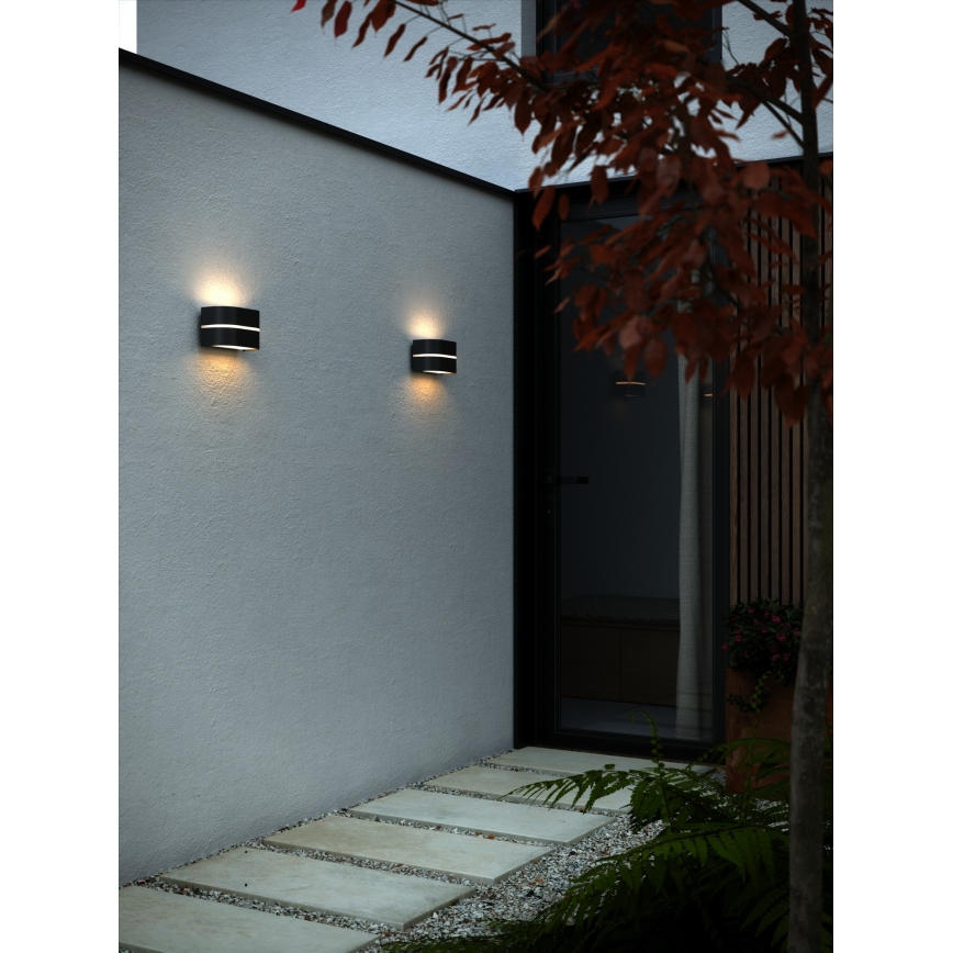 Nordlux - Spoljašnja zidna lampa SIBELIS 1xE27/10W/230V IP44 crno