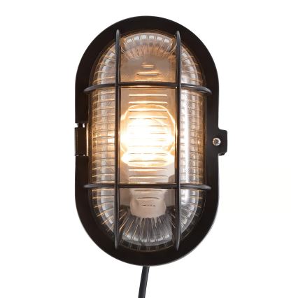 Nordlux - Spoljašnja zidna lampa SKOTLAMPE 1xE27/60W/230V IP44 crno