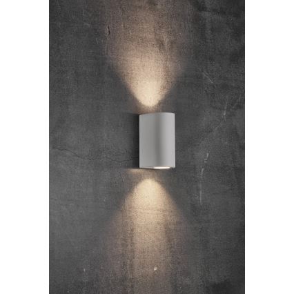 Nordlux - Spoljašnja zidna svetiljka CANTO 2xGU10/28W/230V IP44 bela