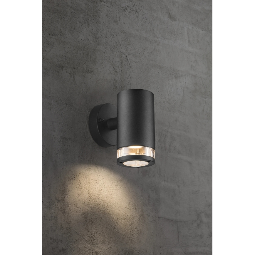 Nordlux - Spoljašnje zidno svetlo BIRK 1xGU10/28W/230V IP44 crno