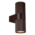Nordlux - Spoljašnje zidno svetlo KYKLOP 2xGU10/25W/230V IP54 braon